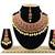 Pink designer function wear ad necklace set