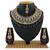 Blue designer function wear ad necklace set