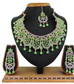Multicolor designer function wear ad necklace set