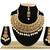 Gold designer function wear ad necklace set