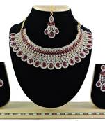 Multicolor designer function wear ad necklace set