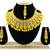 Yellow designer function wear ad necklace set
