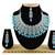 Turquoise designer function wear ad necklace set