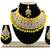 Yellow designer function wear ad necklace set