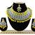 Yellow designer function wear ad necklace set