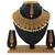 Gold designer function wear ad necklace set
