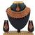 Red designer function wear ad necklace set