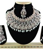 Multicolor designer function wear ad necklace set