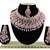 Pink designer function wear ad necklace set