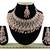 Orange designer function wear ad necklace set