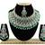 Green designer function wear ad necklace set