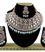 Multicolor designer function wear ad necklace set