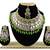 Green designer function wear ad necklace set