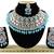 Turquoise designer function wear ad necklace set