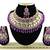 Purple designer function wear ad necklace set