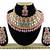 Pink designer function wear ad necklace set