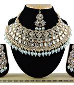 Multicolor designer function wear ad necklace set