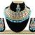 Turquoise designer function wear ad necklace set