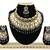 Black designer function wear ad necklace set