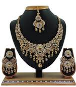 Multicolor designer function wear ad necklace set