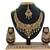 Gold designer function wear ad necklace set