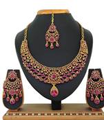 Multicolor designer function wear ad necklace set