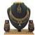 Black designer function wear ad necklace set