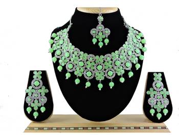 Multicolor designer function wear ad necklace set 1