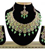 Multicolor designer function wear ad necklace set