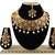 Gold designer function wear ad necklace set