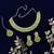 Yellow designer function wear ad necklace set
