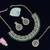 Green designer function wear ad necklace set