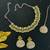 Green designer function wear ad necklace set