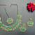 Green designer function wear ad necklace set