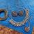 Maroon designer function wear ad necklace set