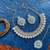 Turquoise designer function wear ad necklace set