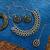 Black designer function wear ad necklace set
