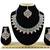 Orange designer function wear ad necklace set
