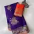 Purple Color Designer Floral Dola Silk Saree