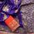Purple Color Designer Floral Dola Silk Saree