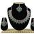 Green designer function wear ad necklace set