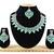 Green designer function wear ad necklace set