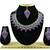 Purple designer function wear ad necklace set
