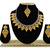 Yellow designer function wear ad necklace set