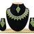 Green designer function wear ad necklace set