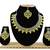 Yellow designer function wear ad necklace set