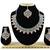 Orange designer function wear ad necklace set