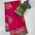Rani Pink Color Designer Floral Dola Silk Saree