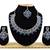 Blue designer function wear ad necklace set