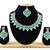 Green designer function wear ad necklace set